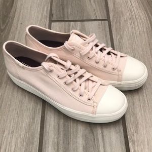 Keds Blush Pink Canvas Lace-Up Sneakers